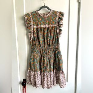 Universal Thread Cottage Core Floral Mini Dress